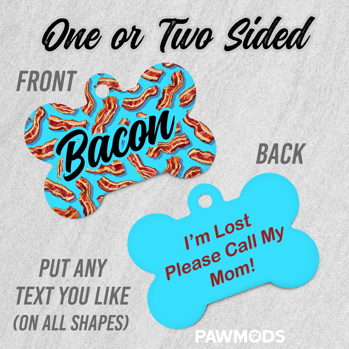 Bacon Dog Tag