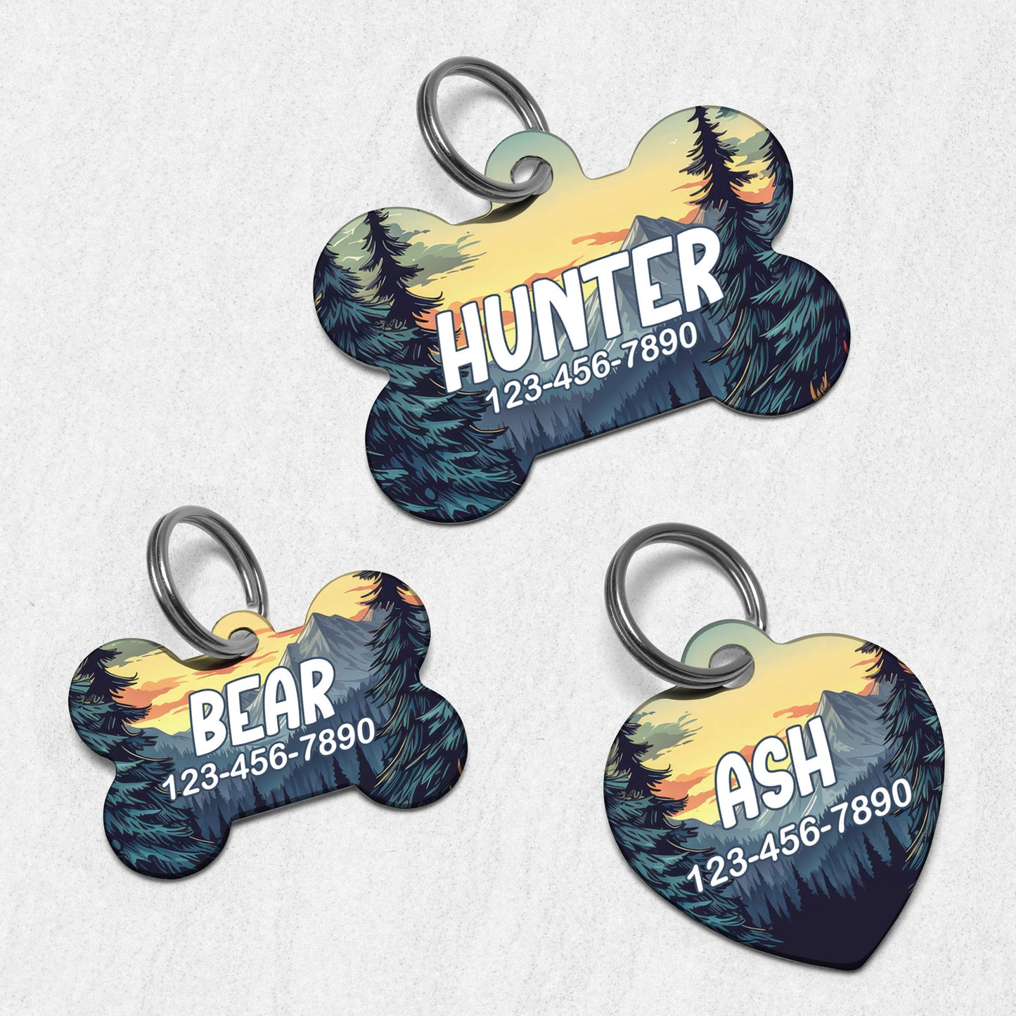 Blue Mountains Dog Tag