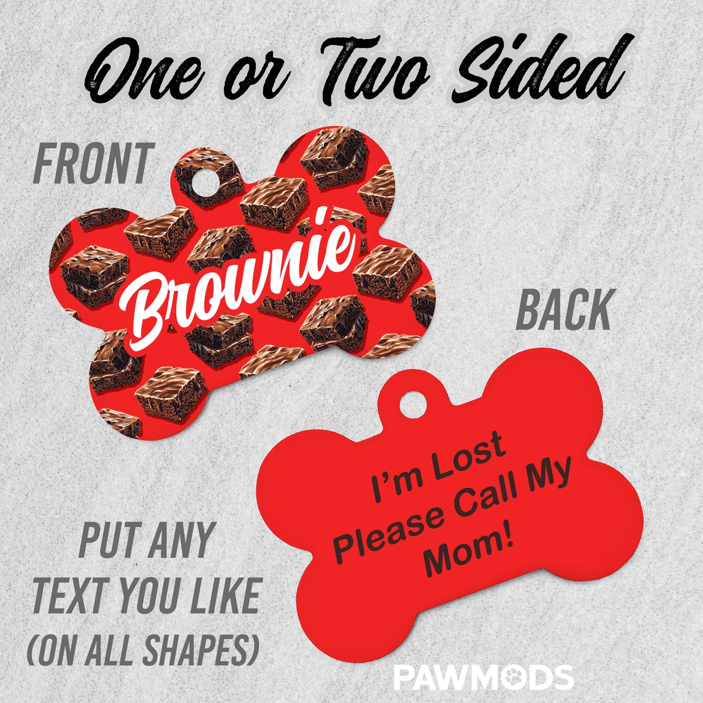 Brownie Dog Tag