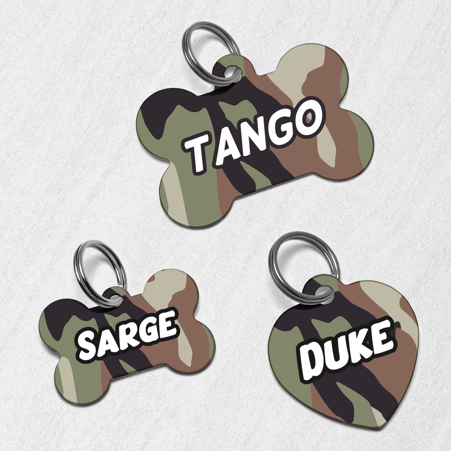 Camo Dog Tag