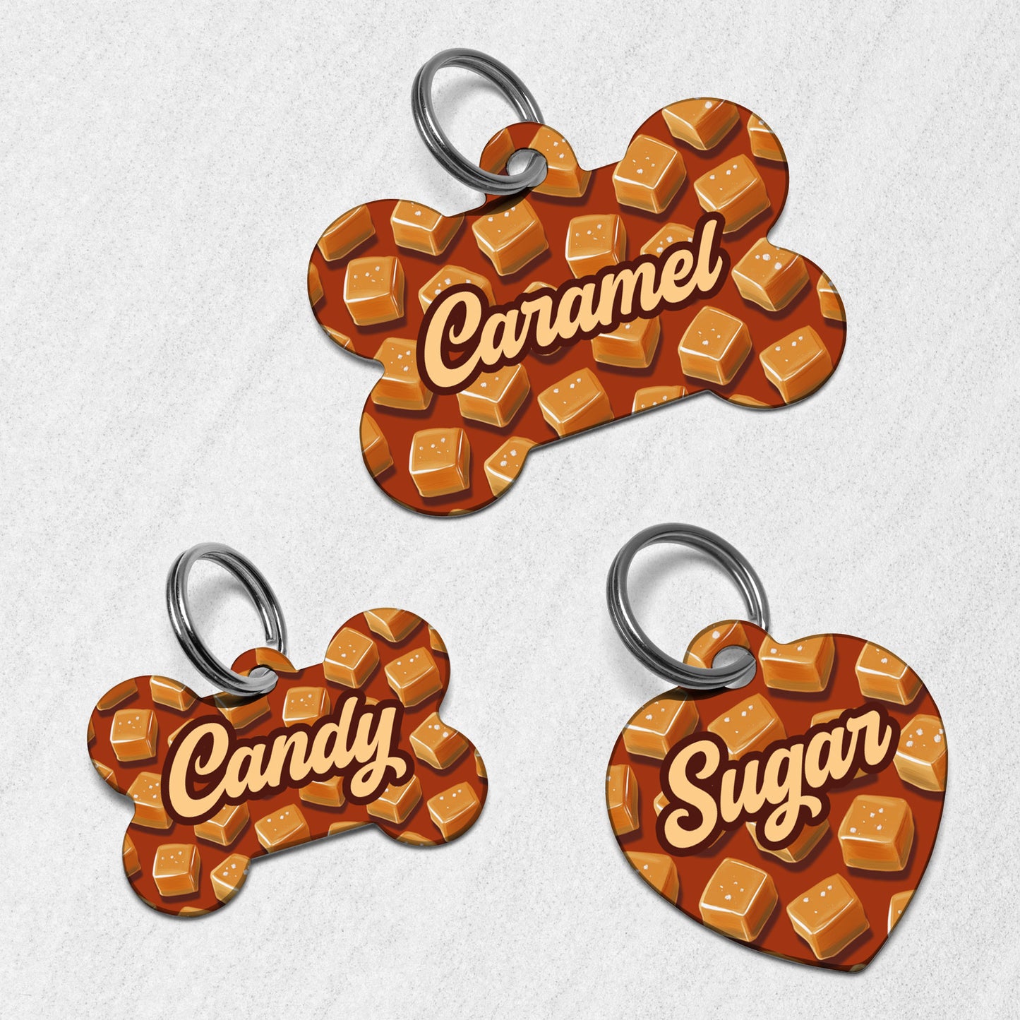 Caramel Dog Tag