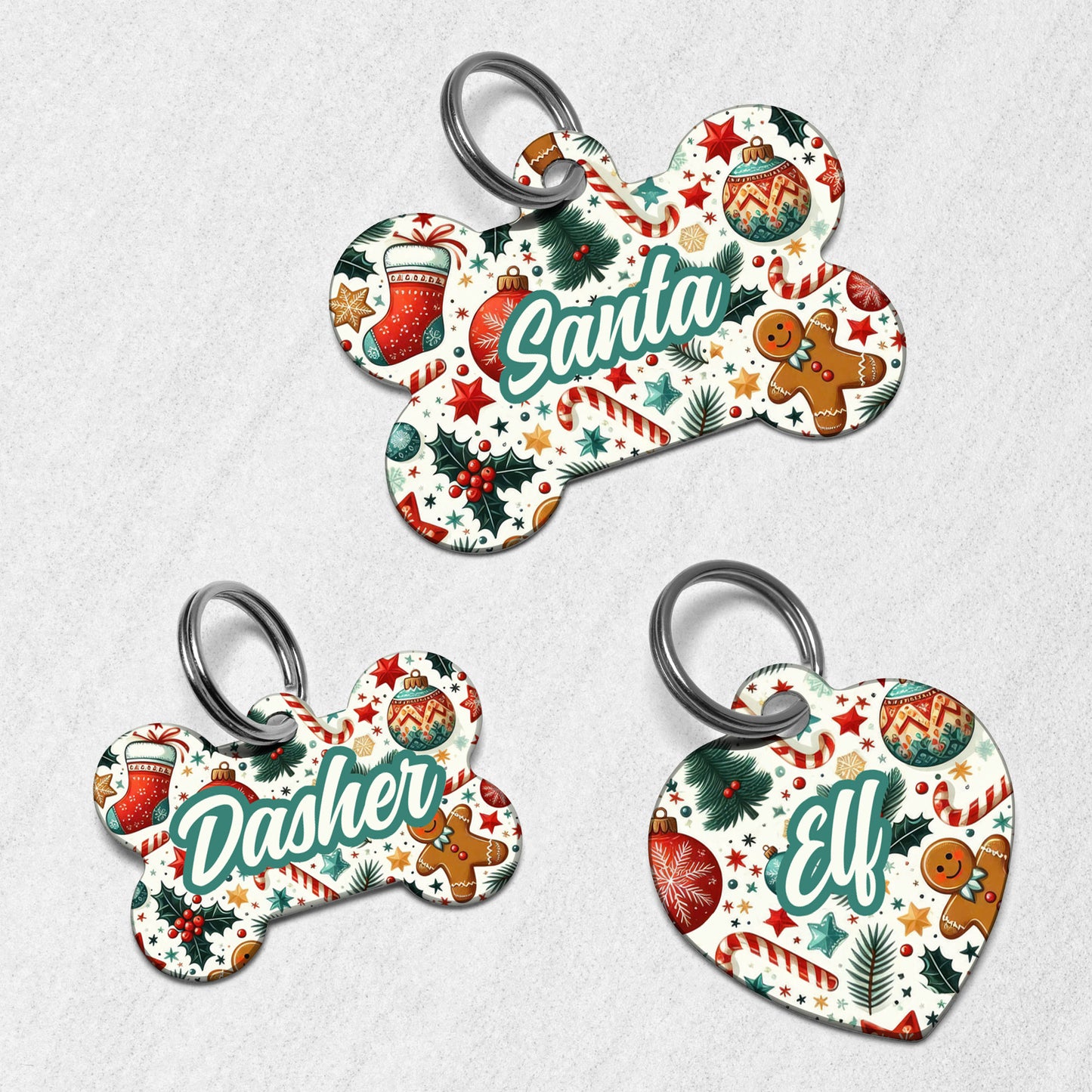 Christmas Dog Tag