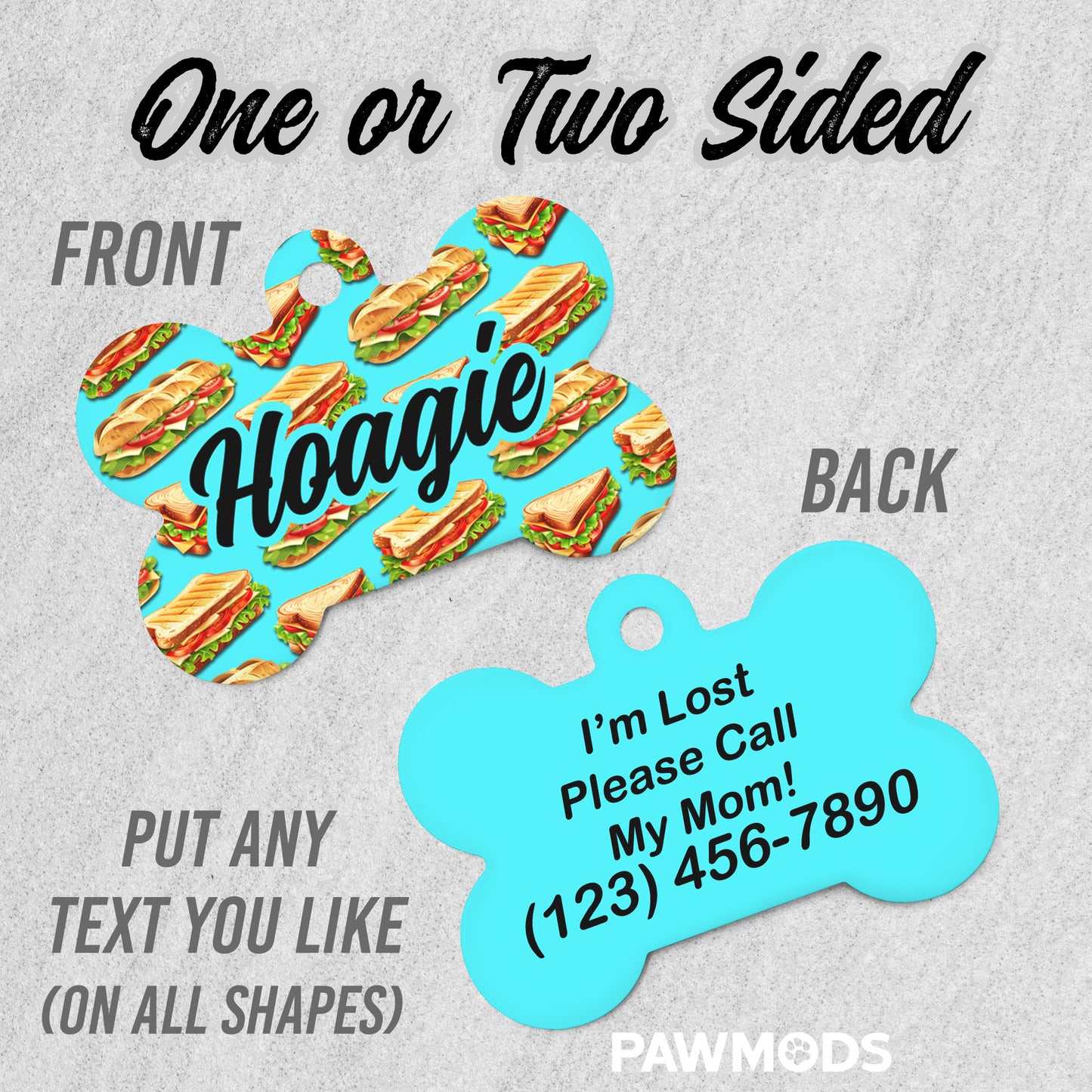 Sandwich Dog Tag