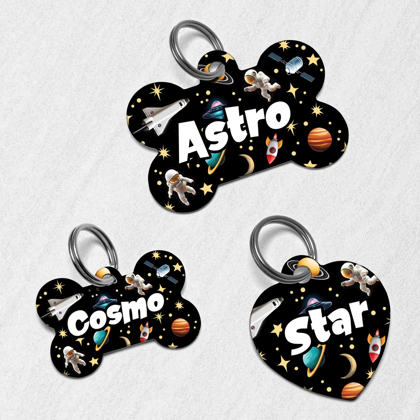 Space Dog Tag