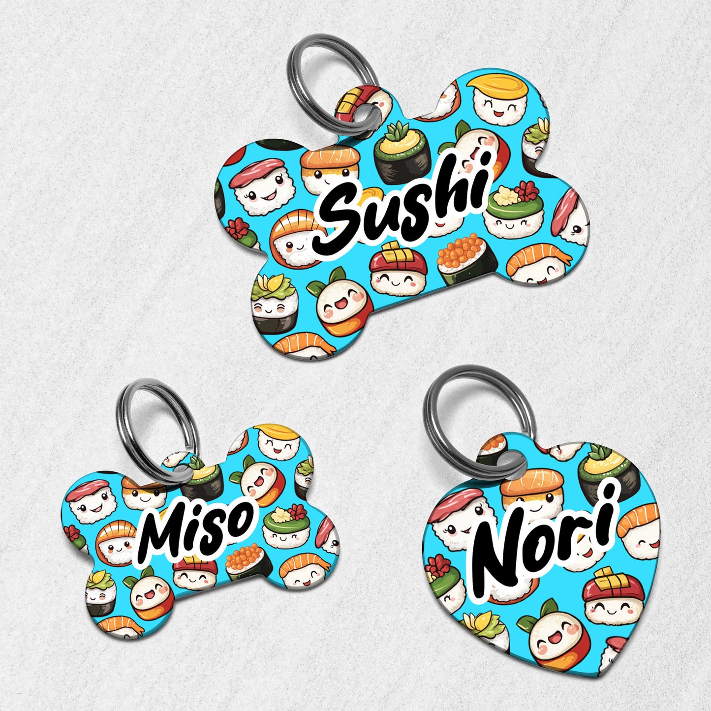 Sushi Dog Tag