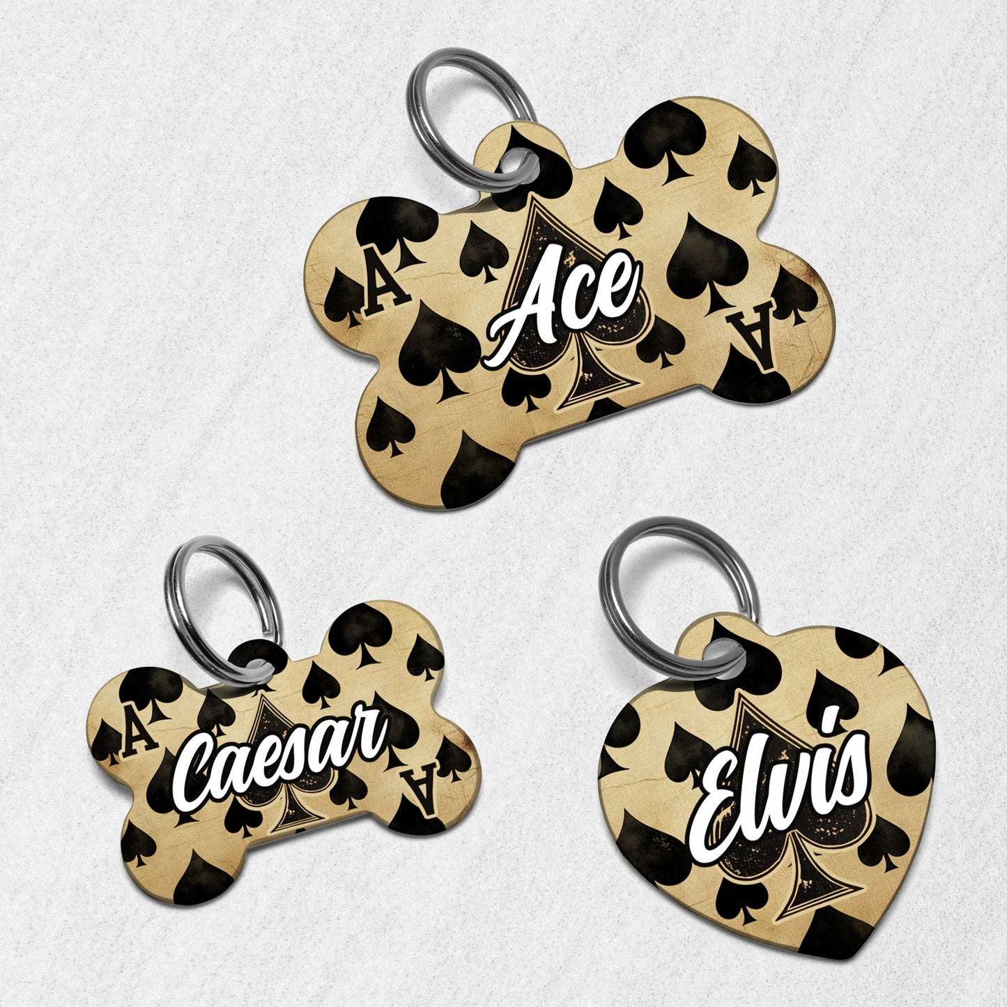 Ace of Spades Dog Tag