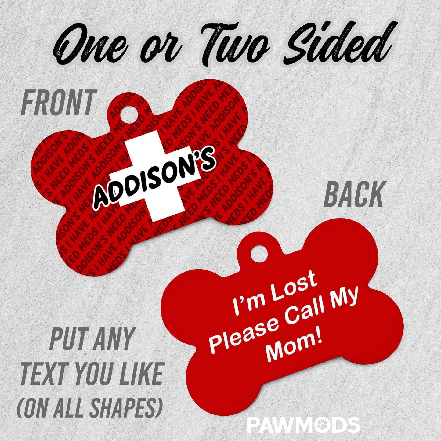 Addison's Disease Dog Tag