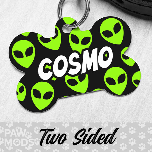 Alien Pet Tag, Alien Dog Tag.