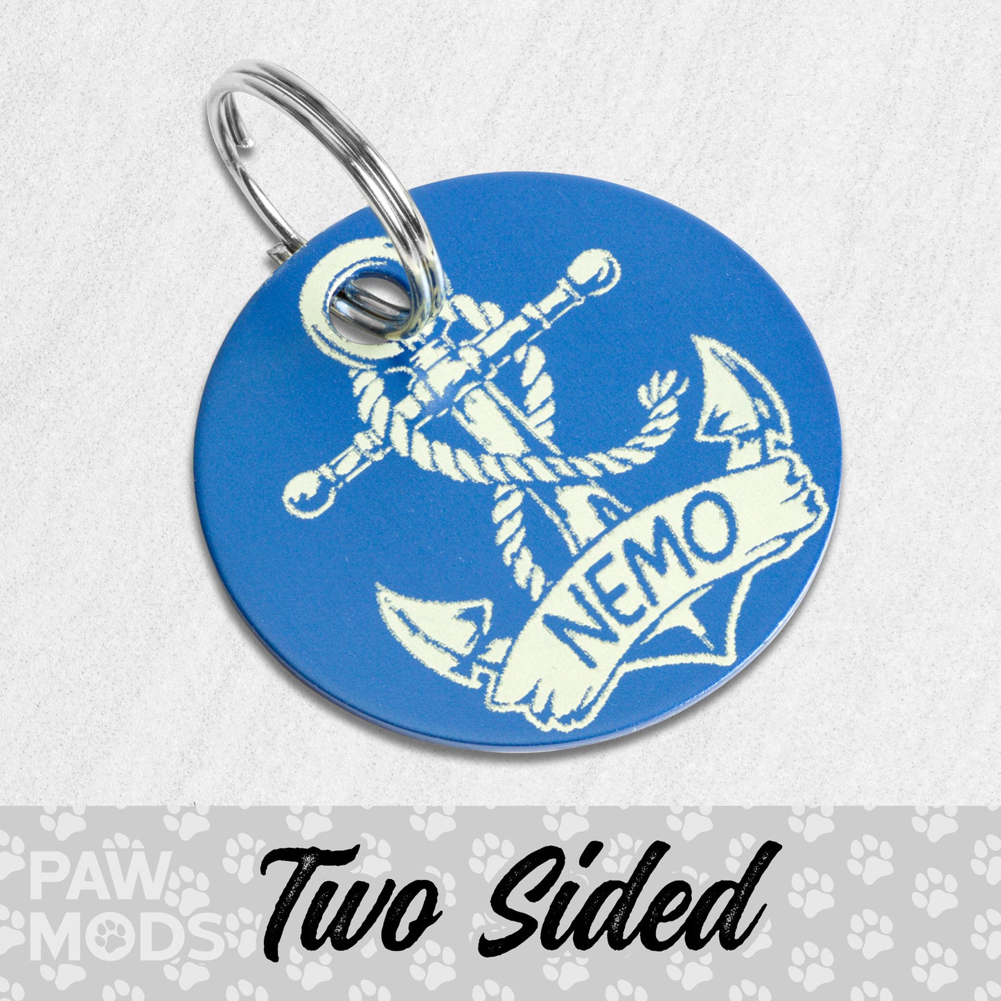 Boat Anchor Dog Tag