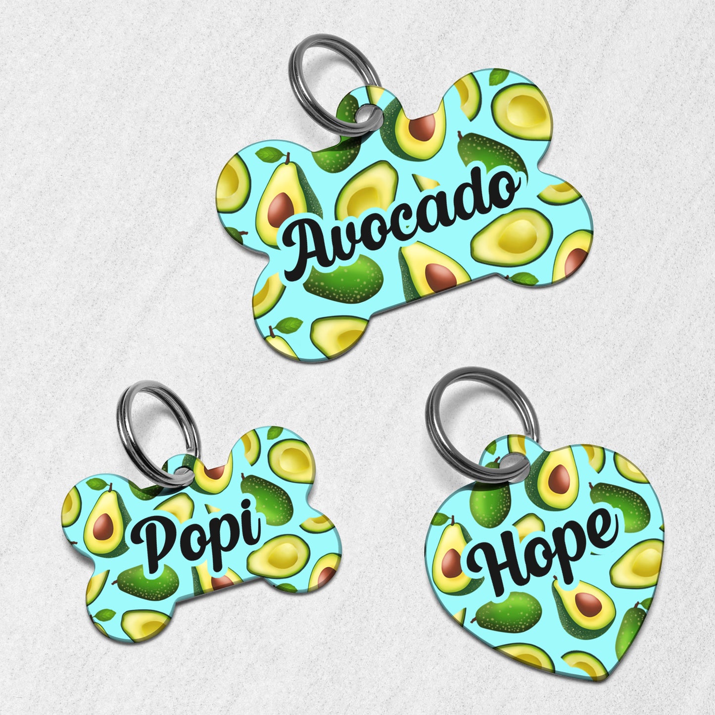Avocado Dog Tag