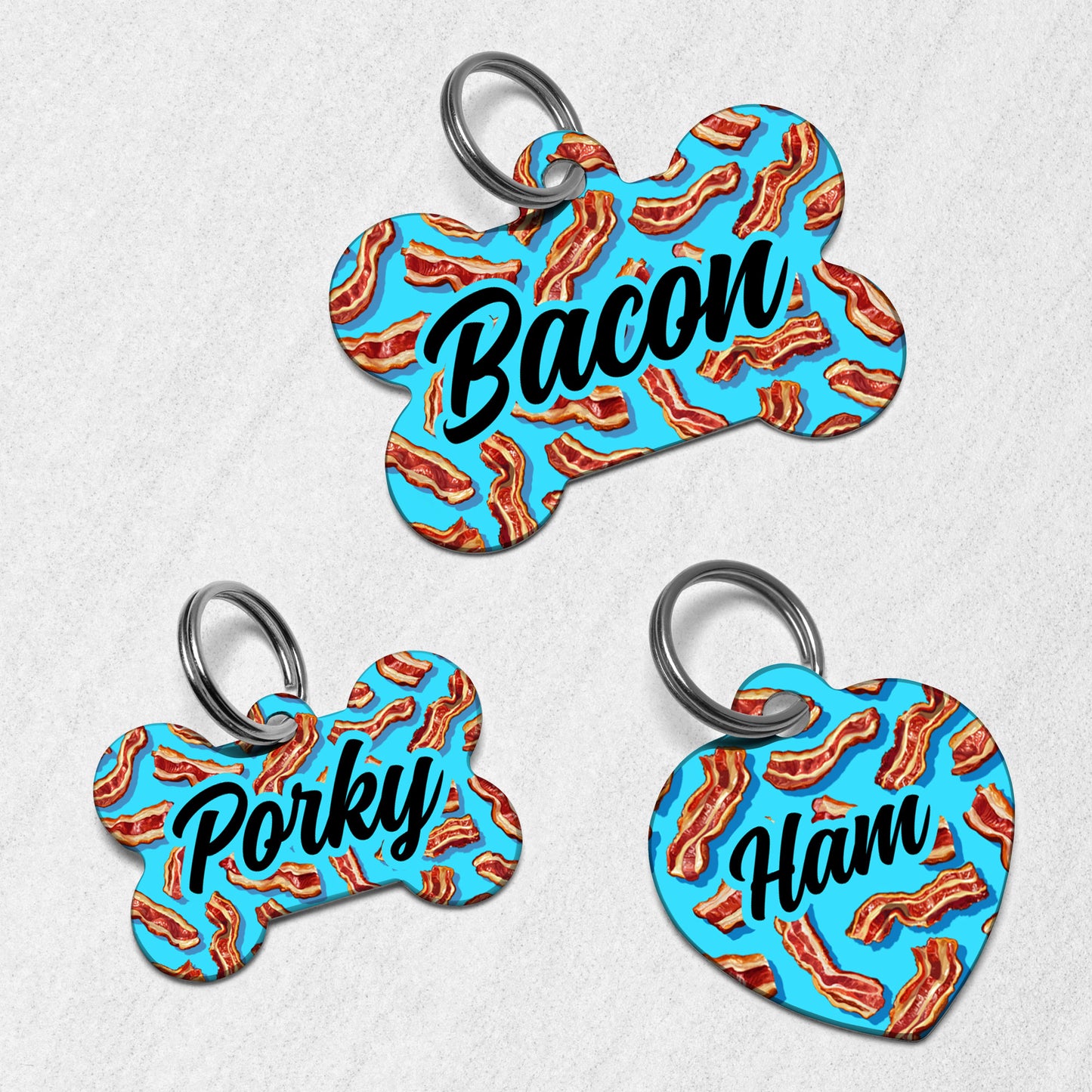 Bacon Dog Tag