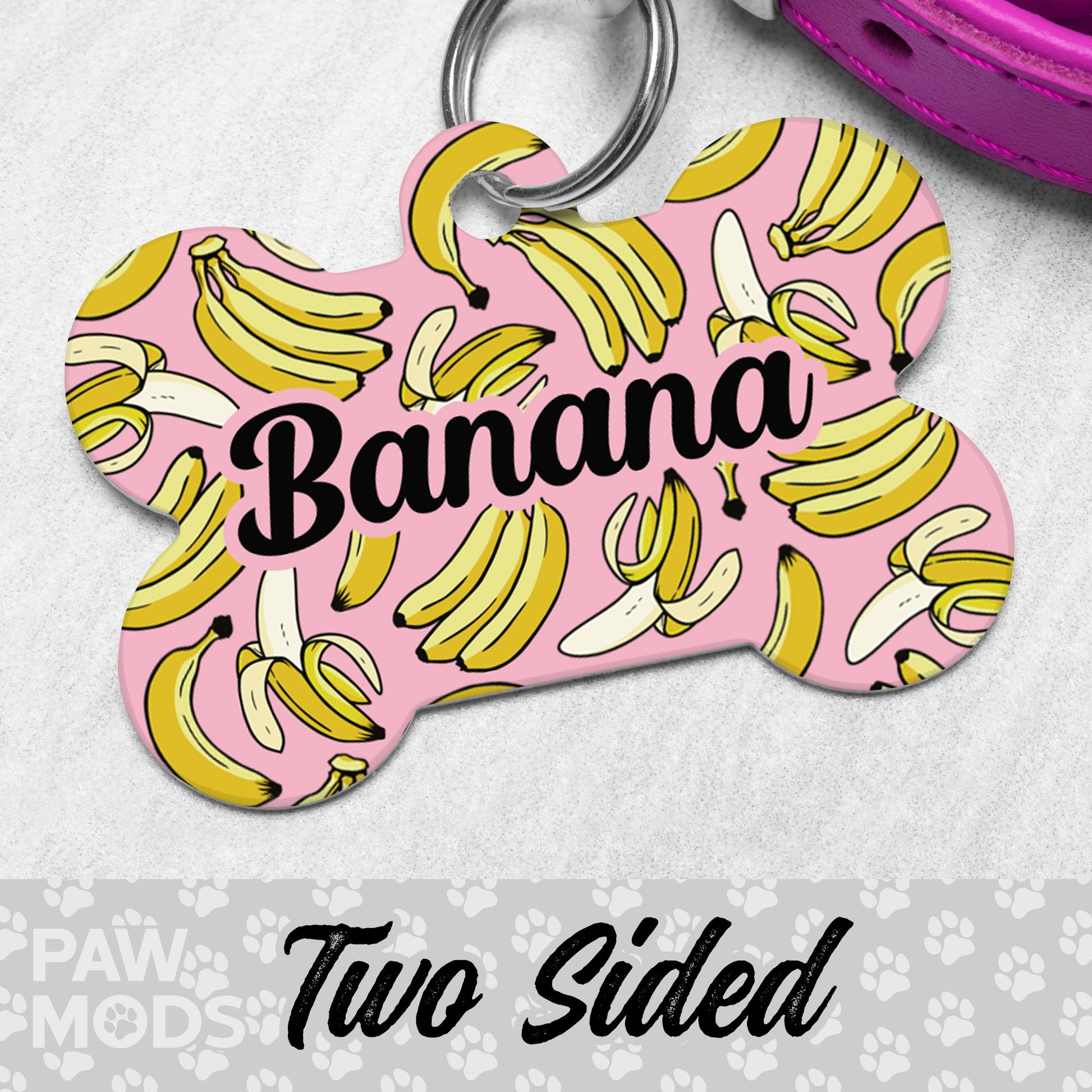 Banana Dog Tag