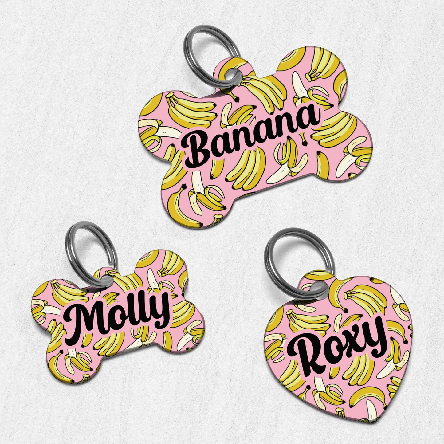 Banana Dog Tag