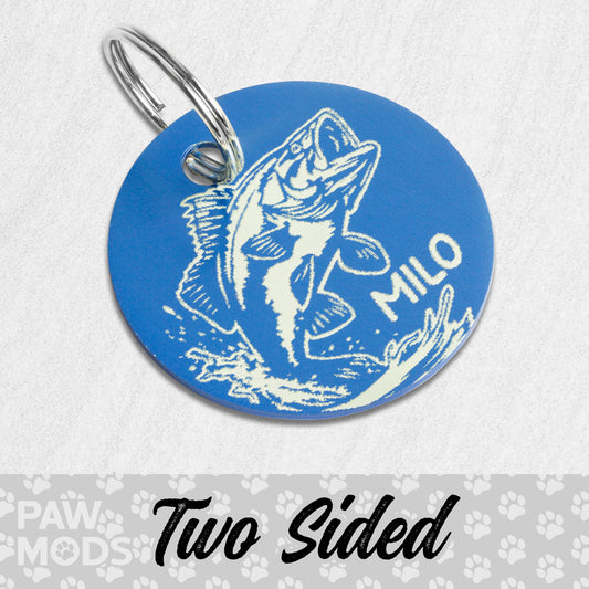 Bass Dog Tag