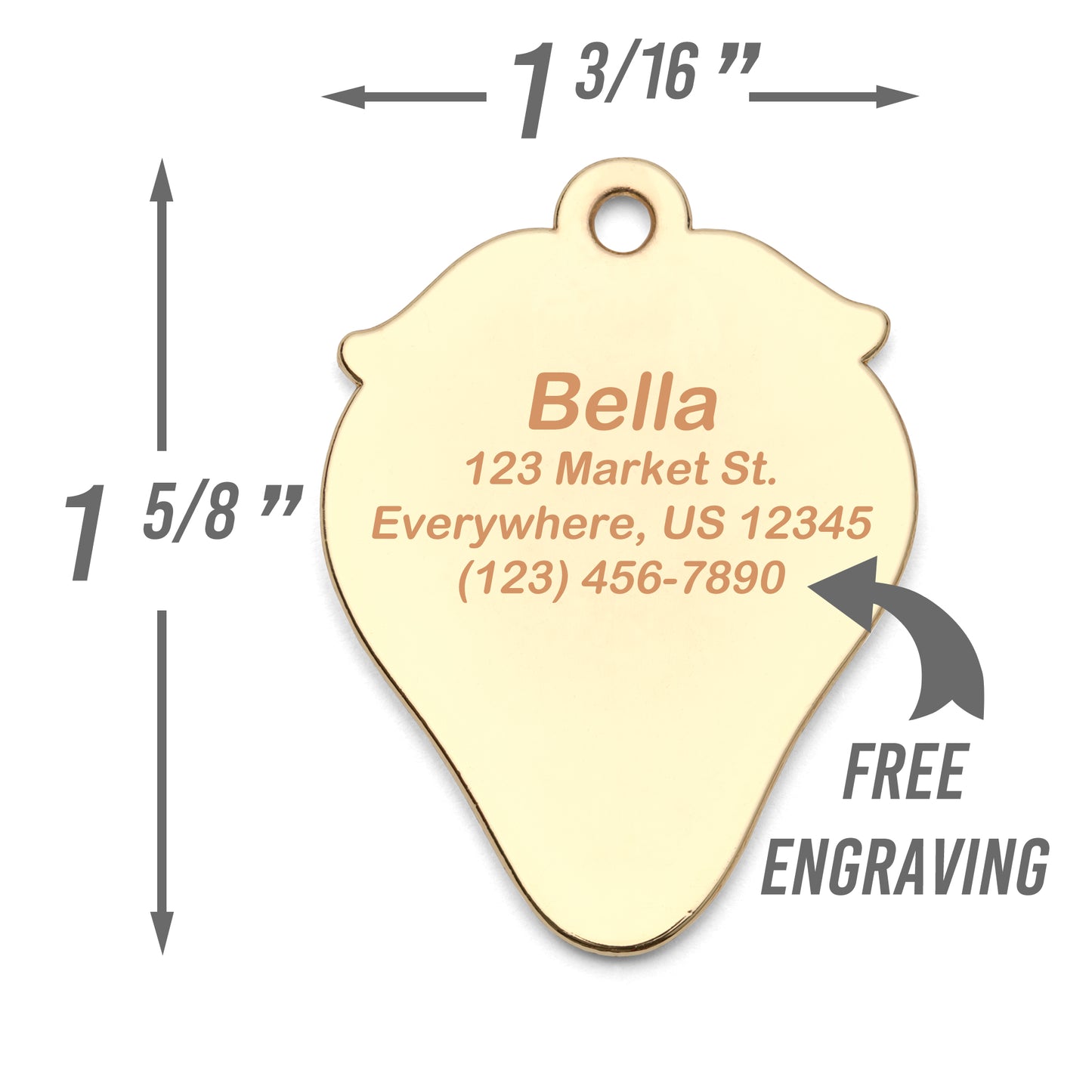 Berry Special Dog Tag - Custom Enamel Pet ID Tag