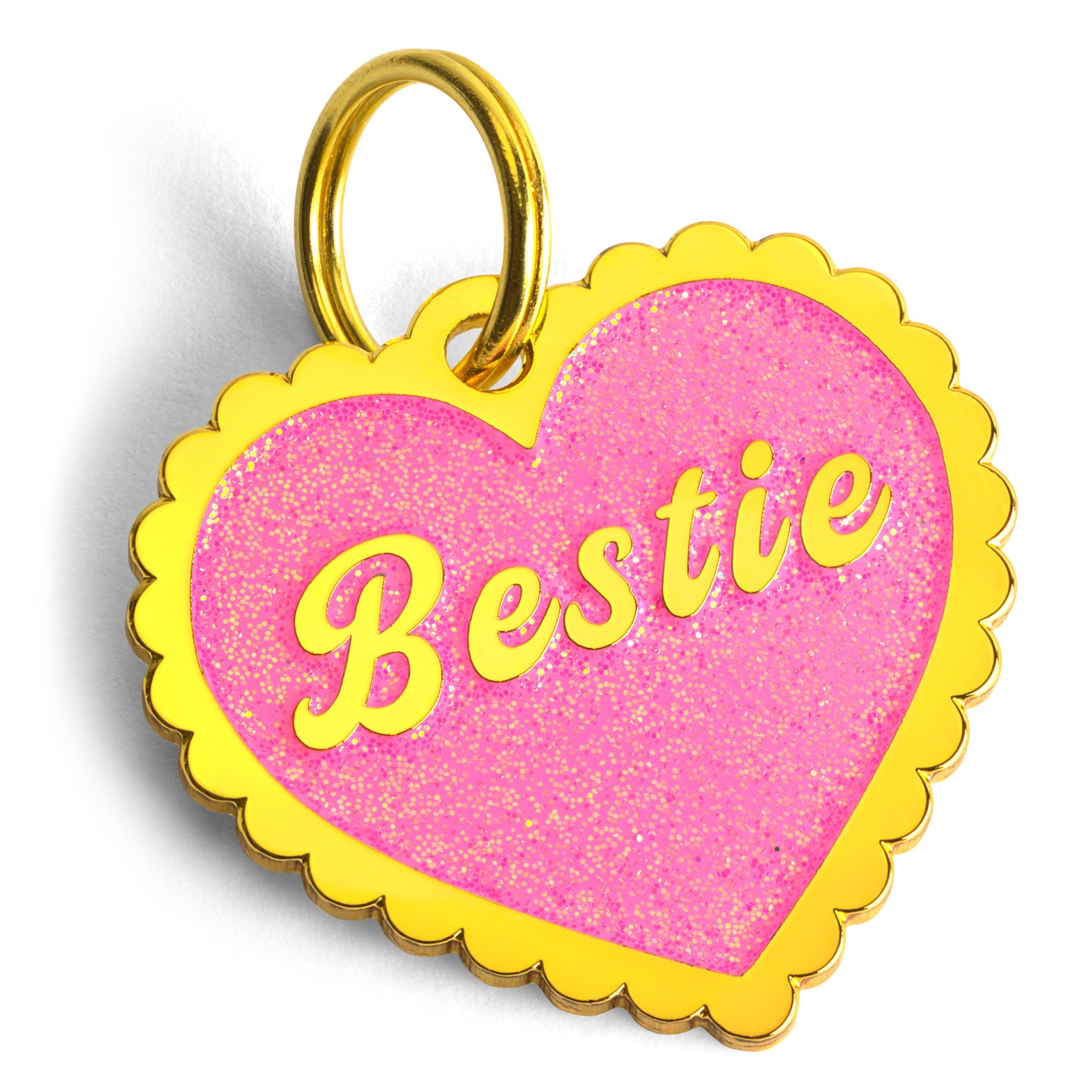 Bestie Dog Tag - Custom Enamel Pet ID Tag