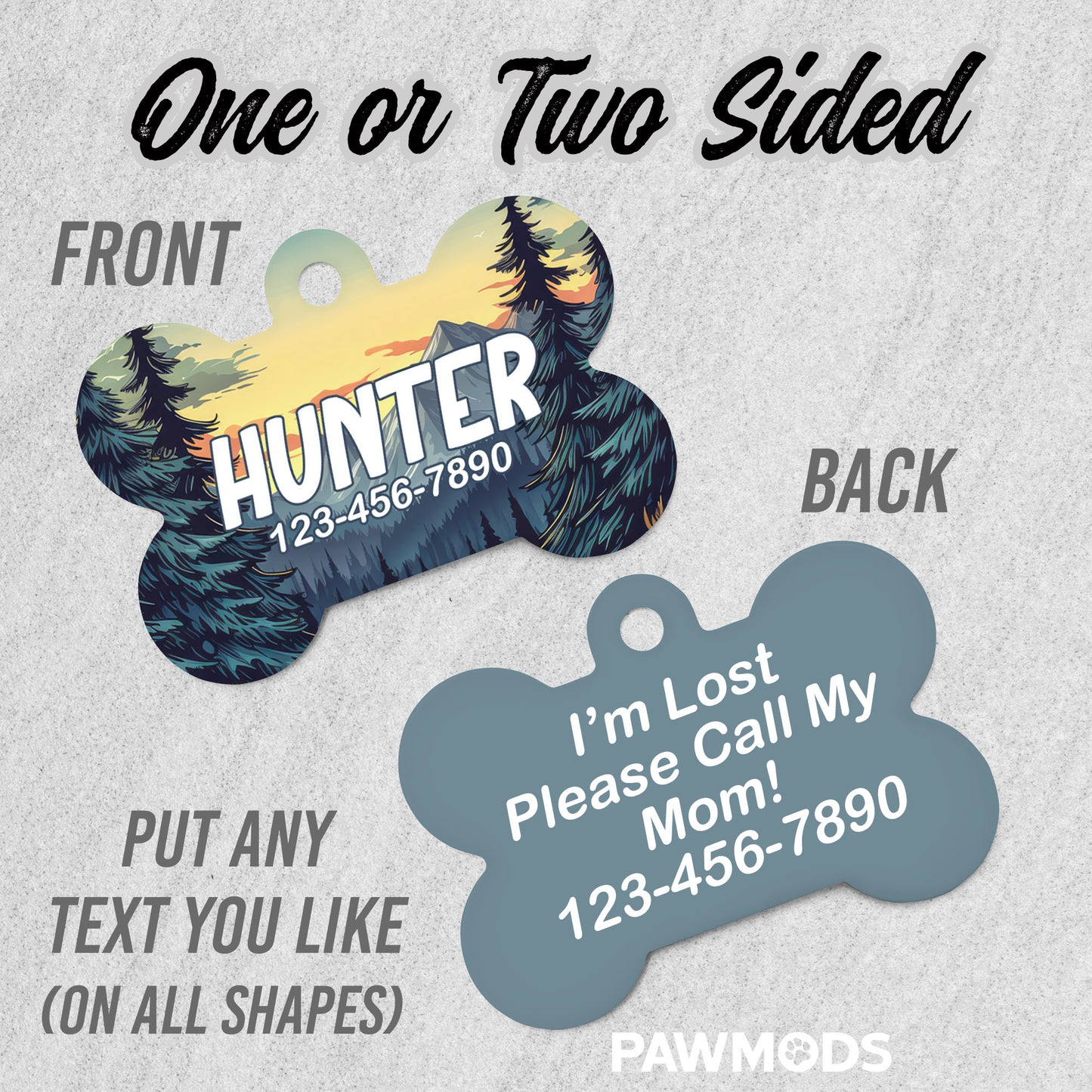 Blue Mountains Dog Tag