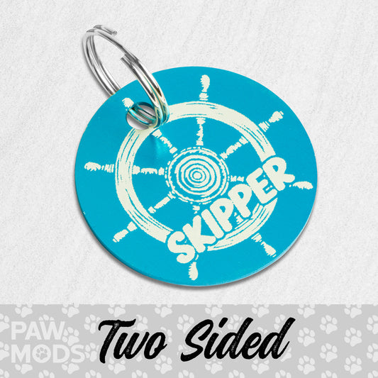 Boat Wheel Dog Tag