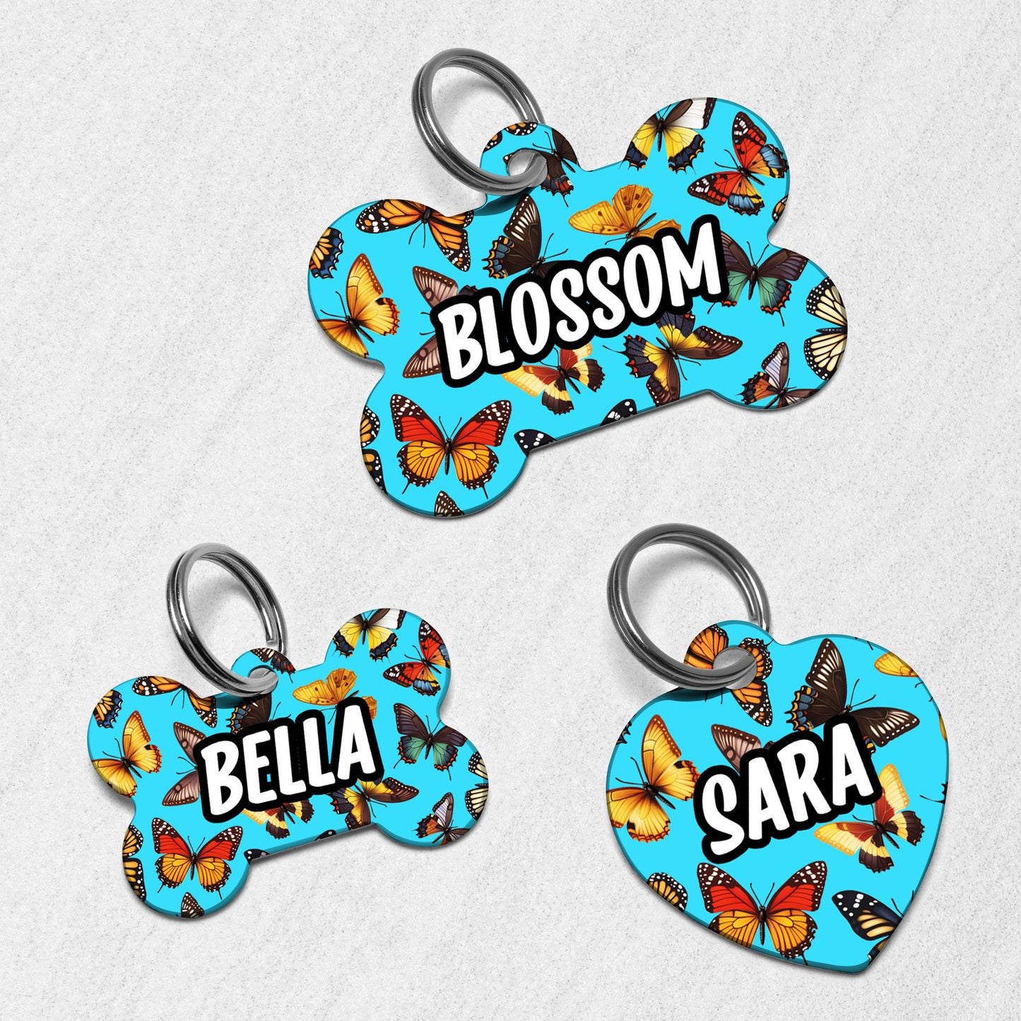 Butterfly Dog Tag