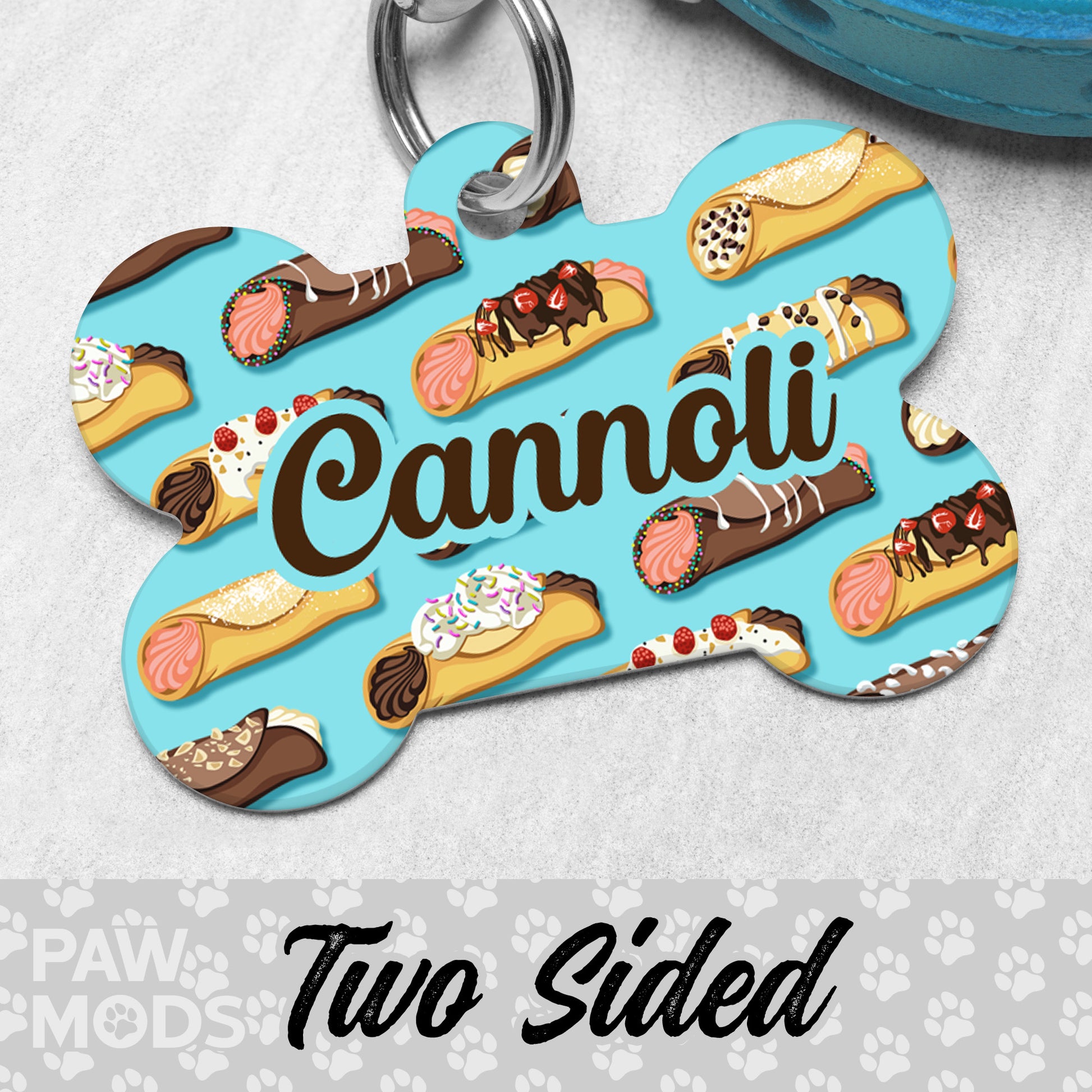 Cannoli Dog Tag