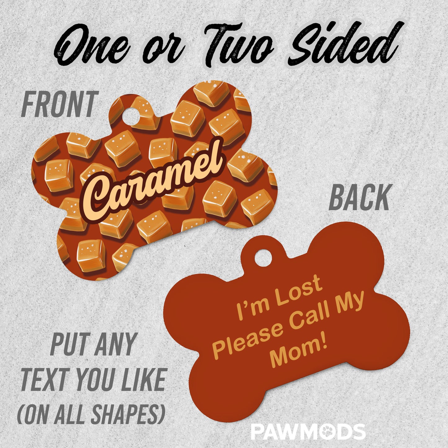 Caramel Dog Tag