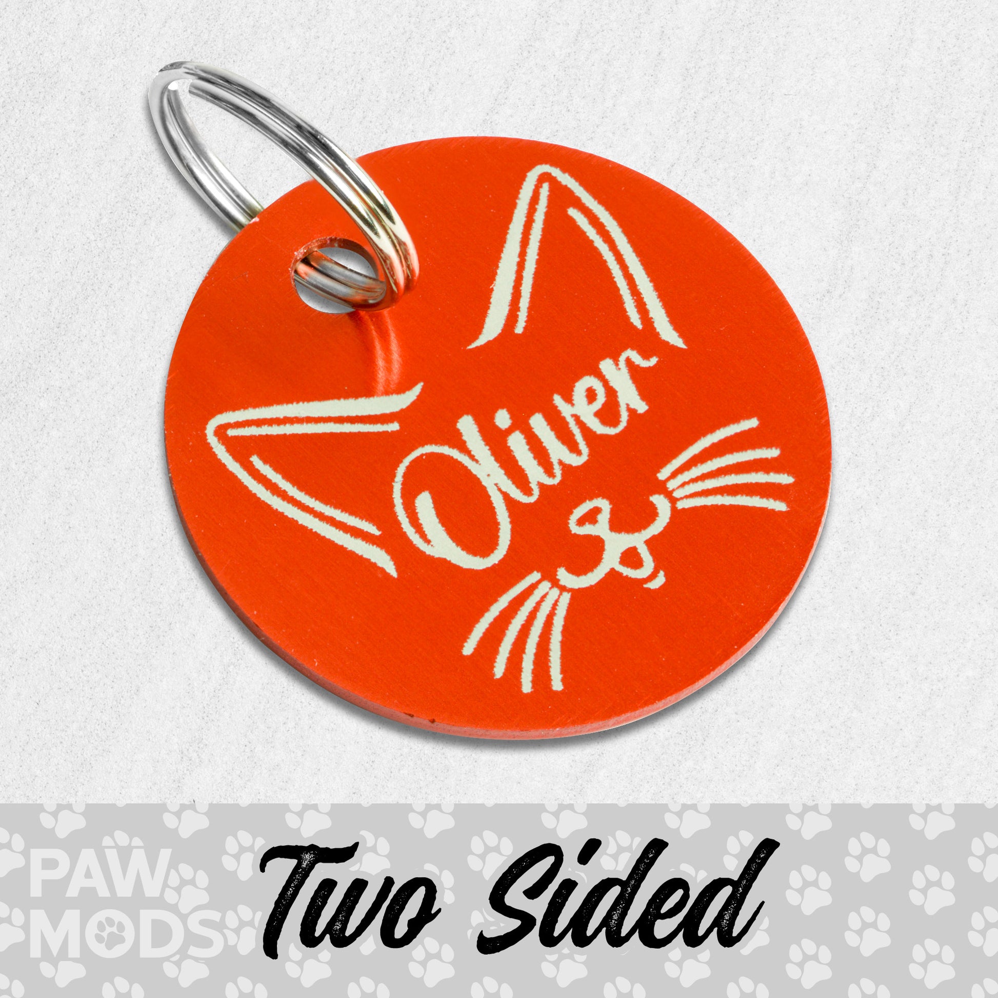 Cat Face Tag