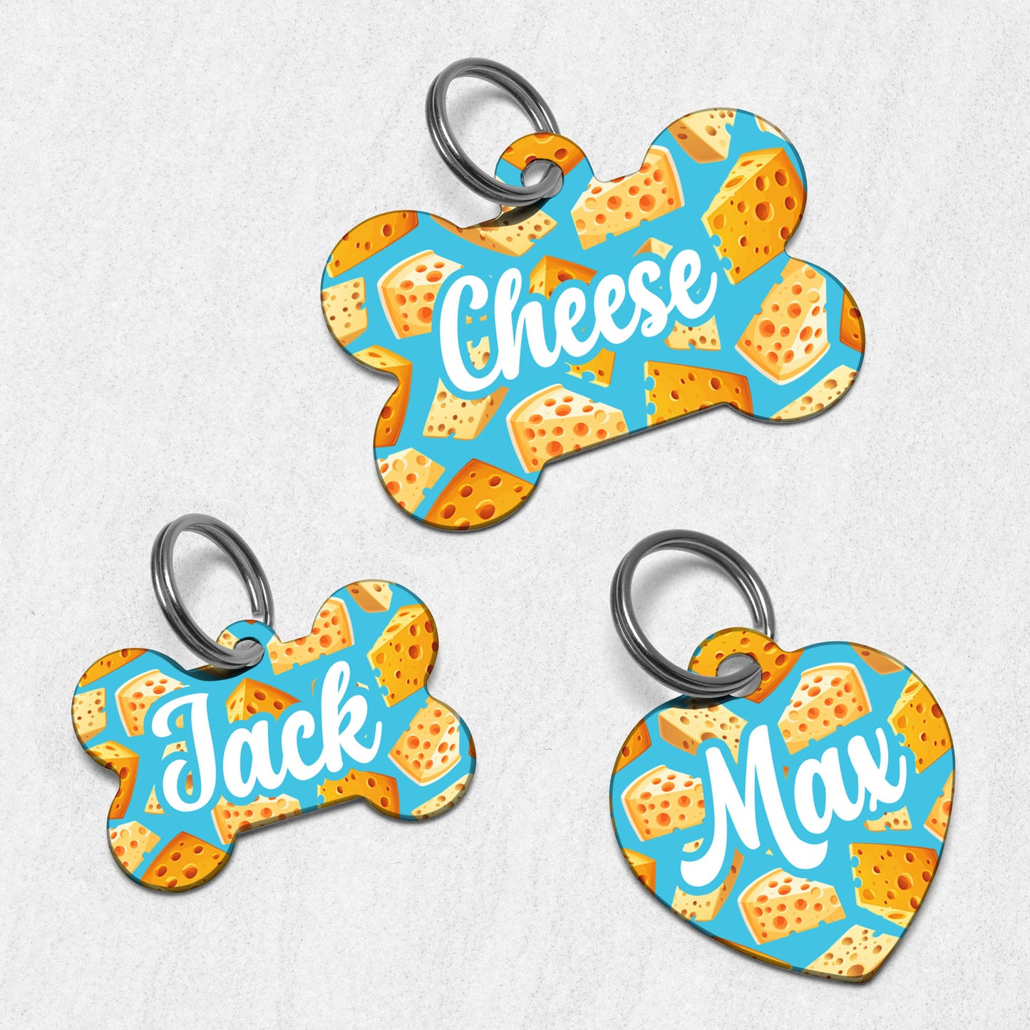 Cheese Dog Tag