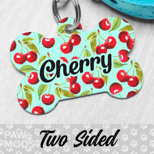 Cherries Dog Tag