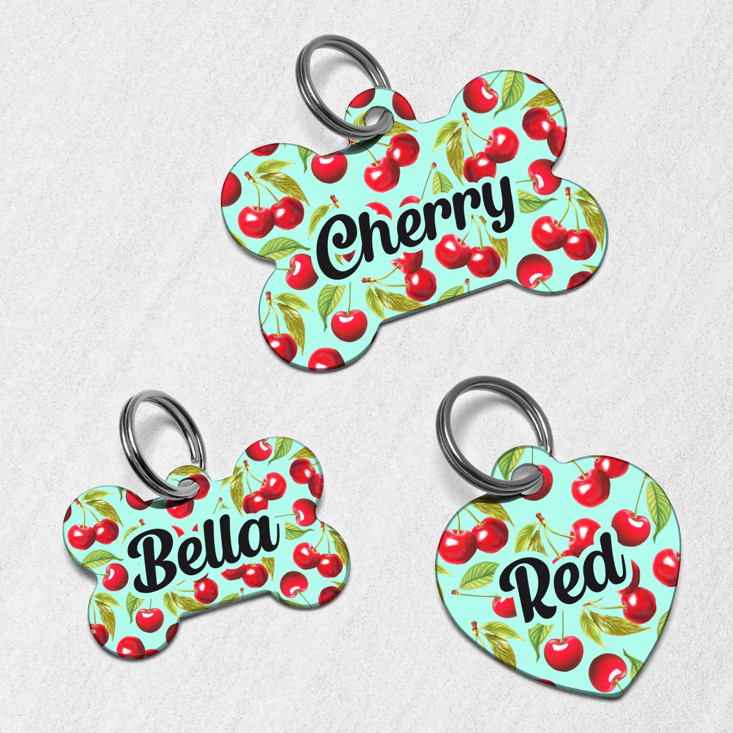 Cherries Dog Tag