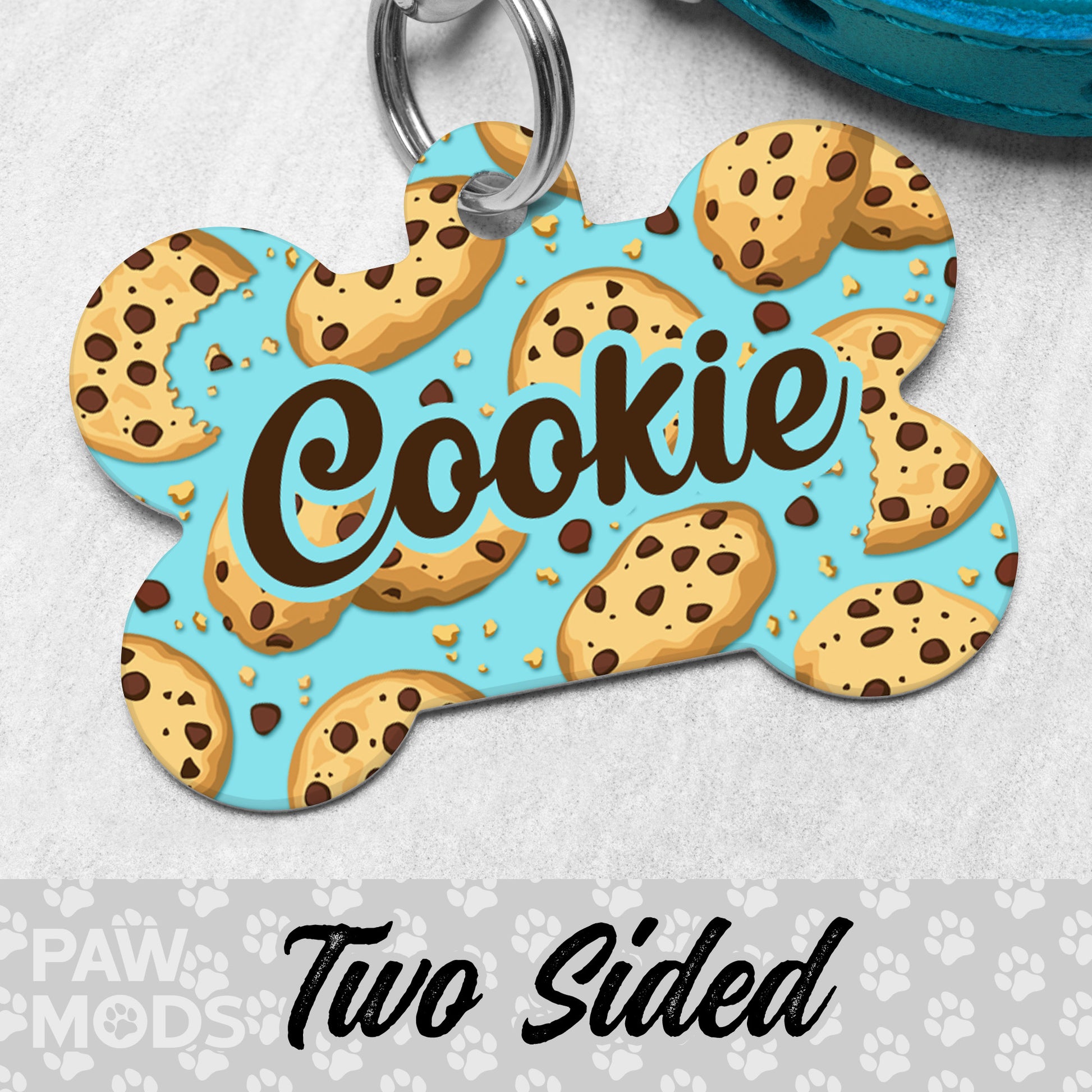 Chocolate Chip Cookie Dog Tag