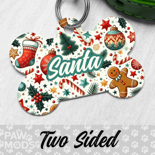 Christmas Dog Tag