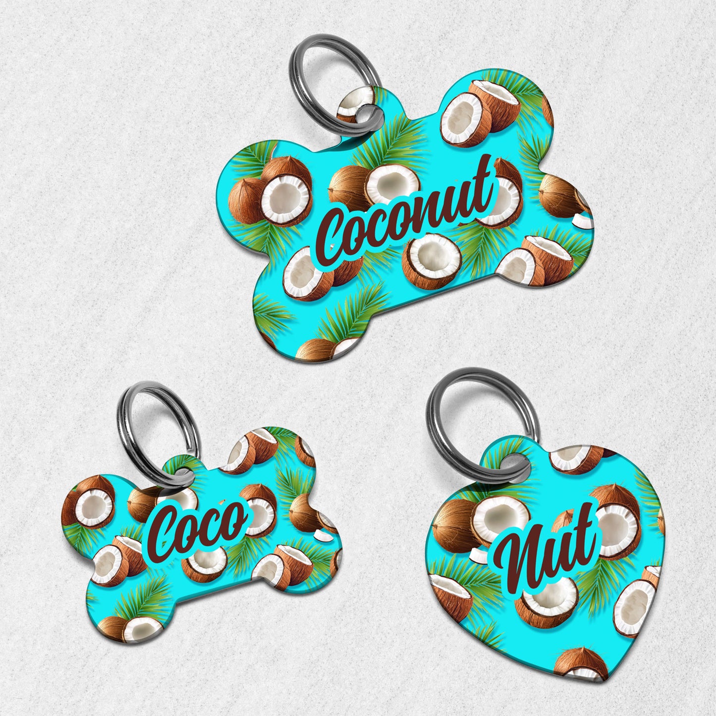 Coconut Dog Tag