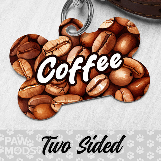 Coffee Beans Dog Tag