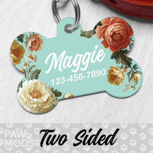 Roses Dog Tag