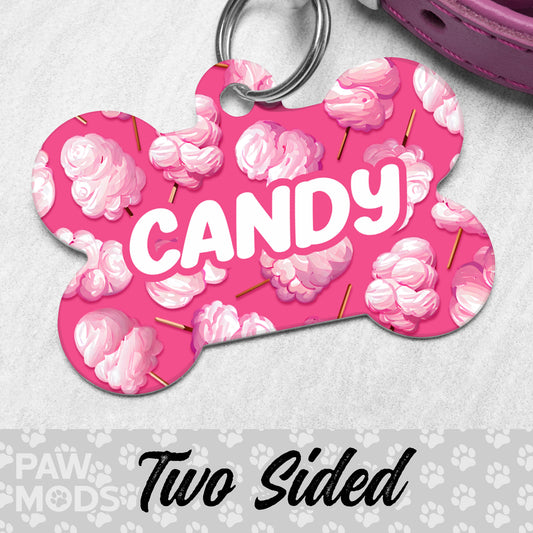 Cotton Candy Dog Tag