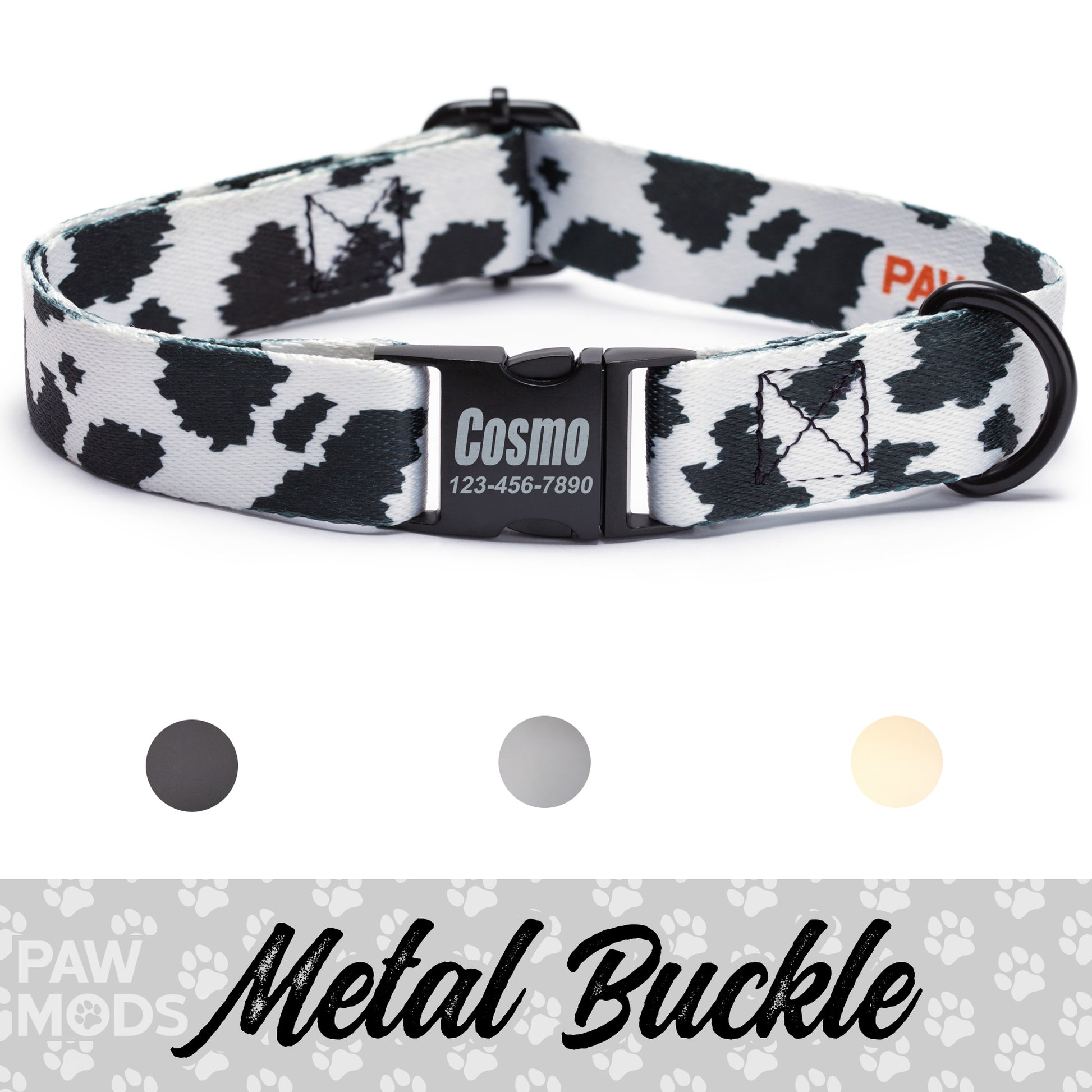 Cow Dog Collar