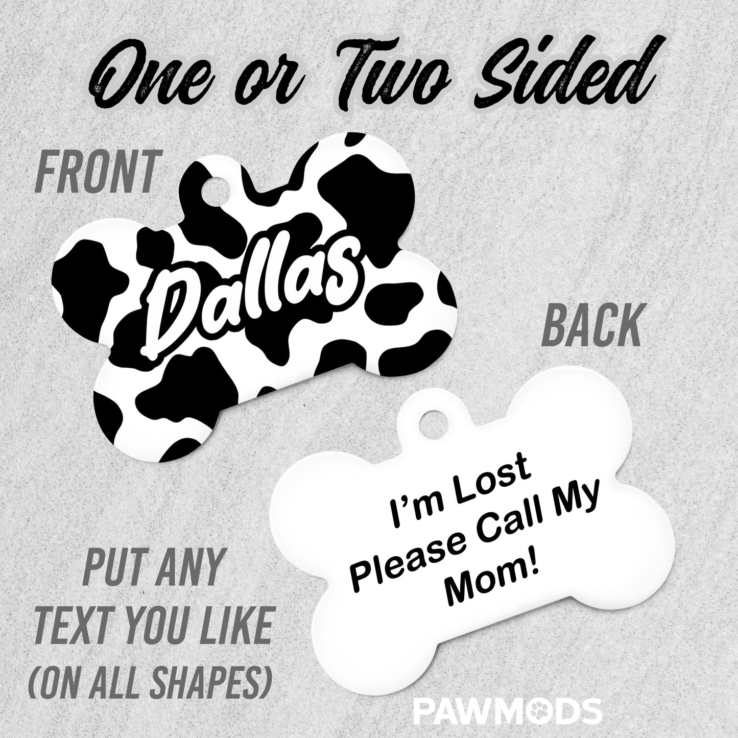 Cow Dog Tag