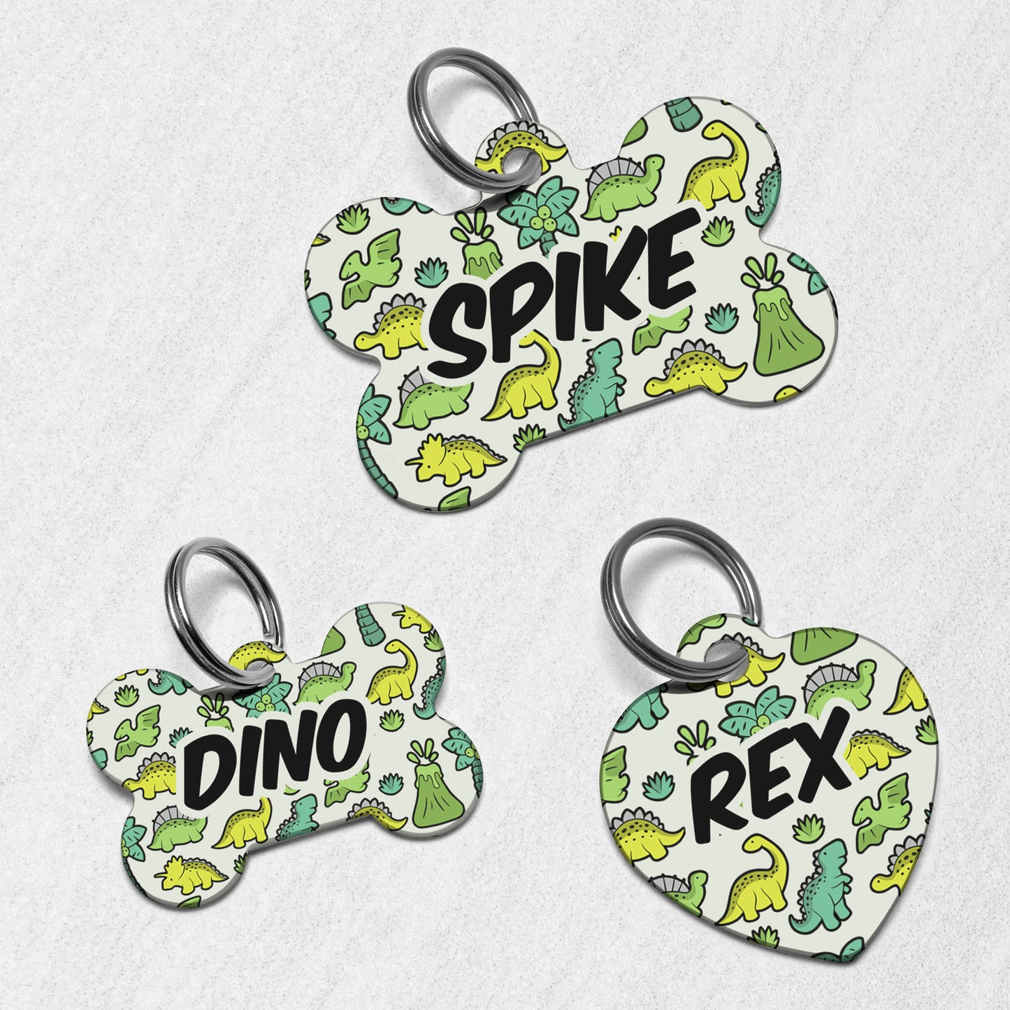 Dinos Dog Tag