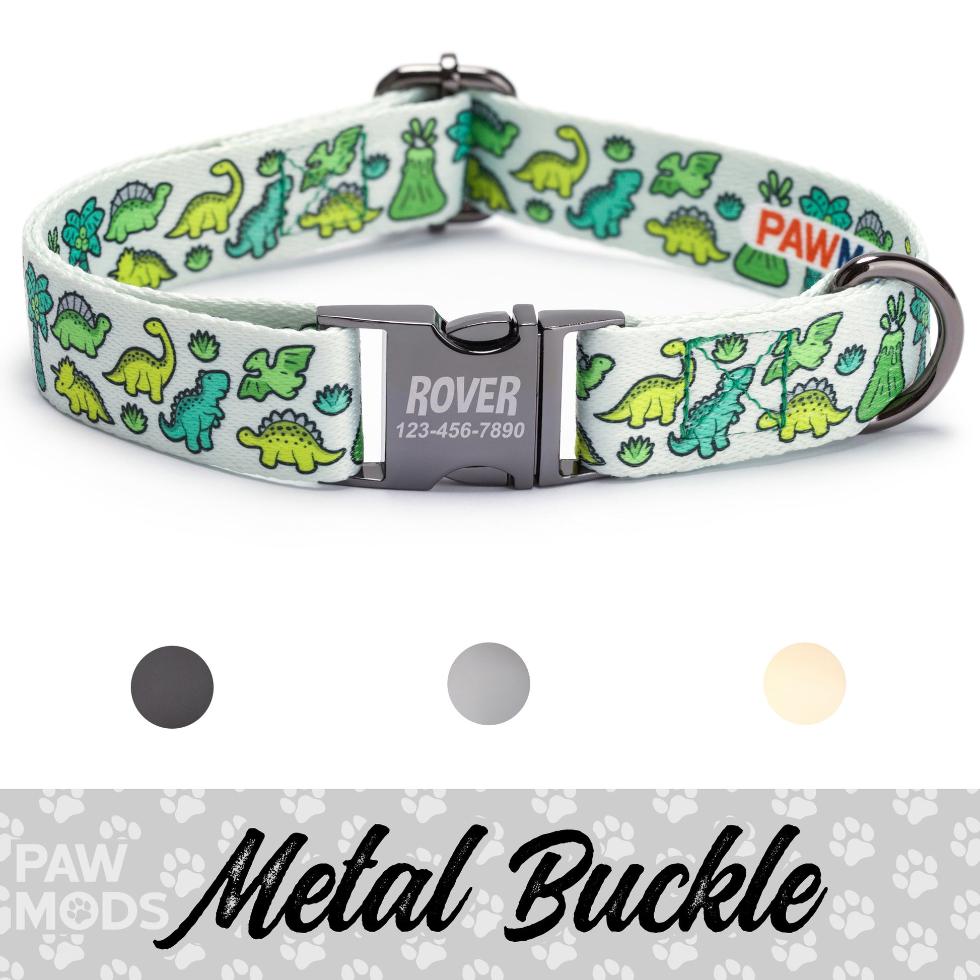 Dinosaur Dog Collar