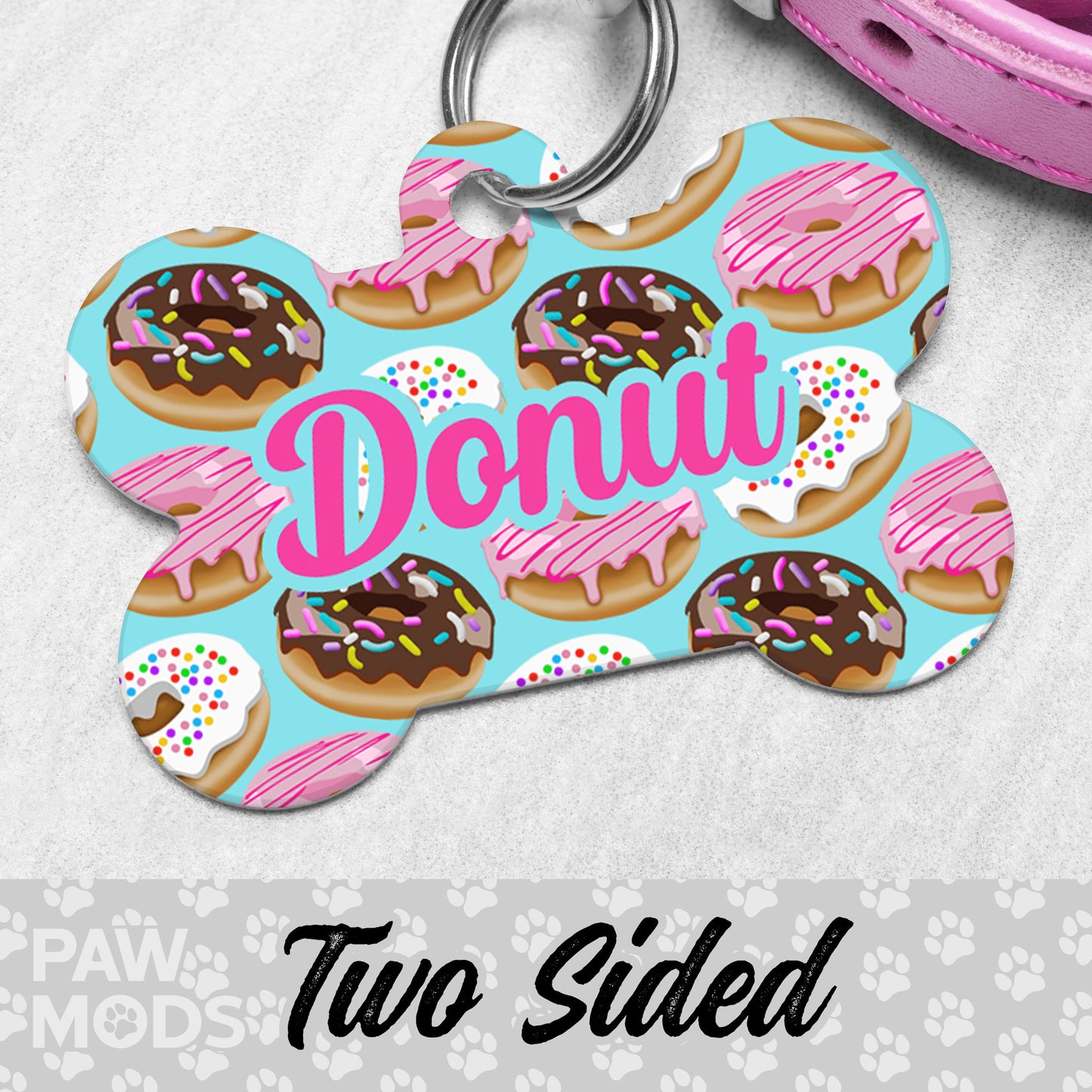 Donut Dog Tag