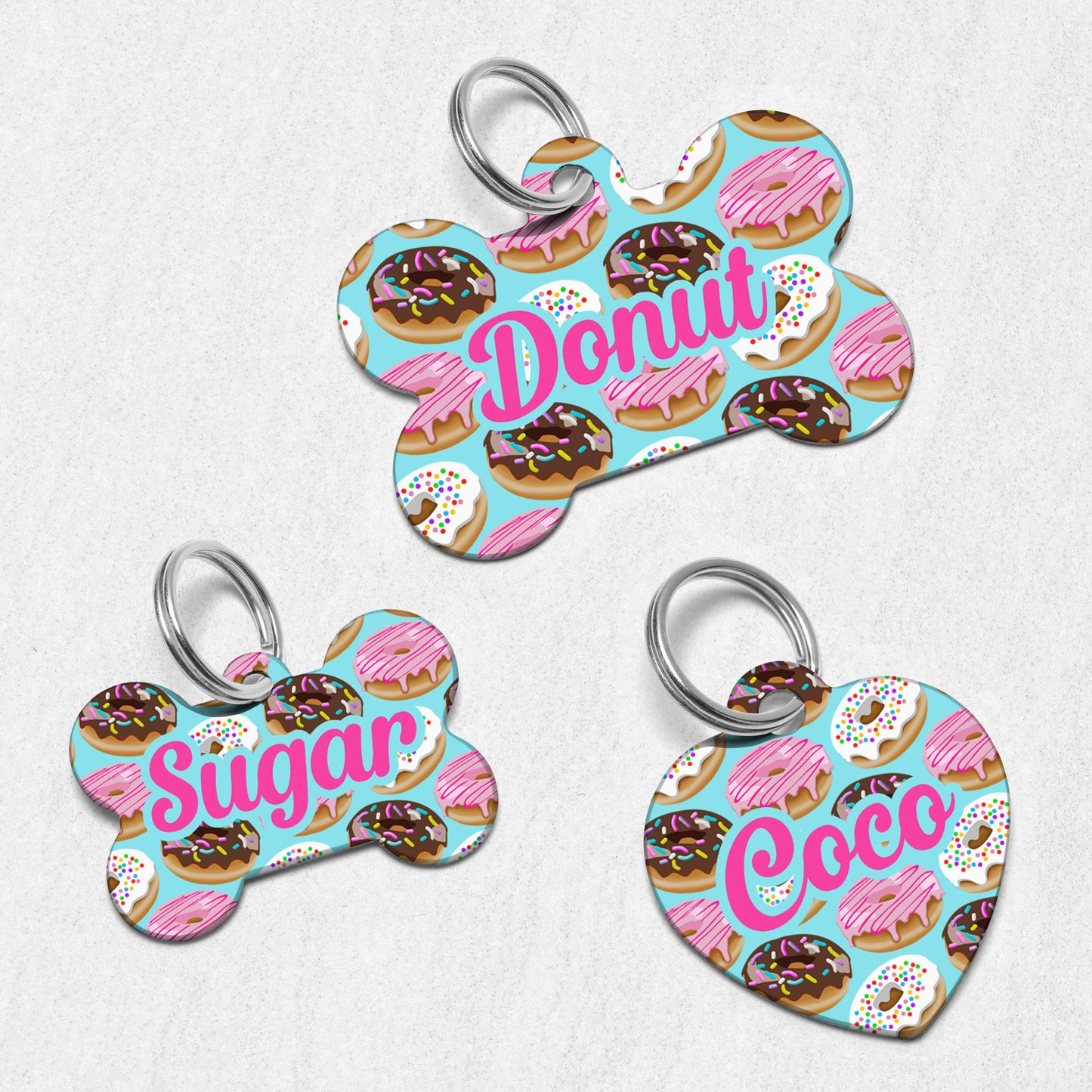Donut Dog Tag