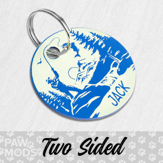 Fishing Dog Tag