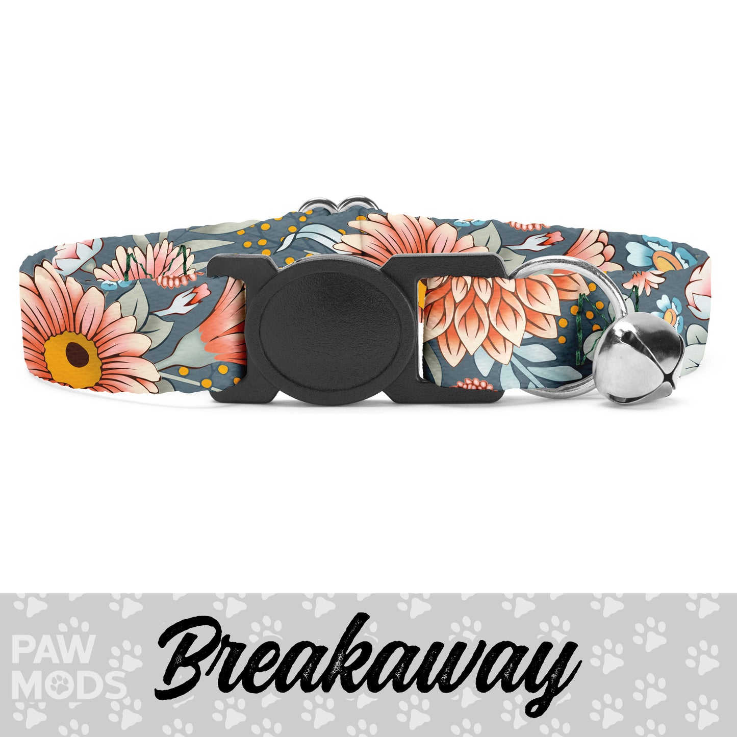 Floral Wildflower Cat Collar