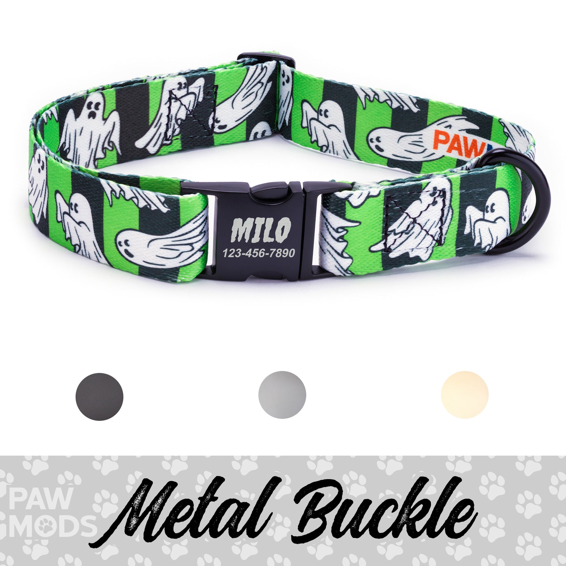 Ghosts Dog Collar