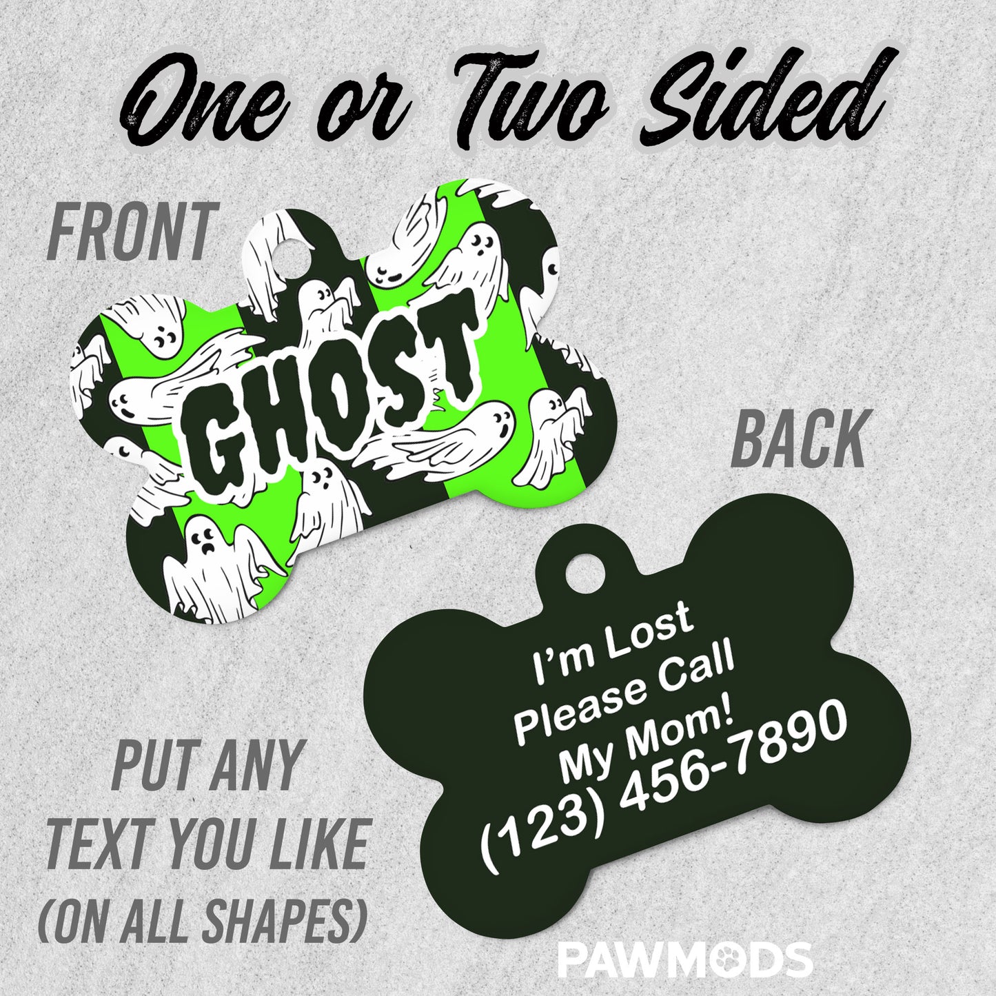 Ghosts Dog Tag