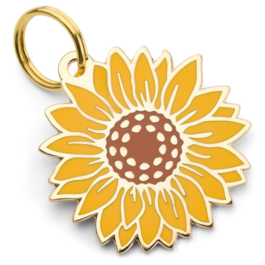 Sunflower Dog Tag