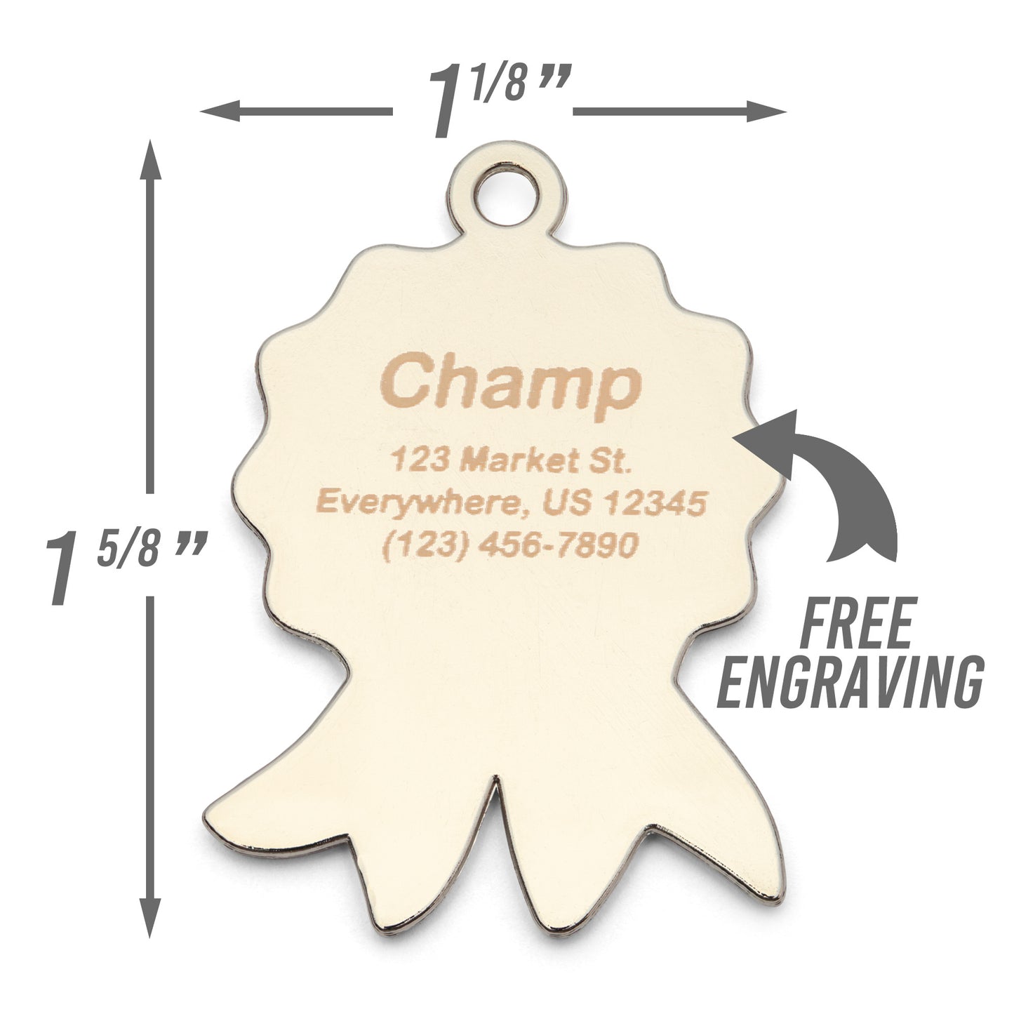 The Goodest Boy Dog Tag - Custom Enamel Pet ID Tag