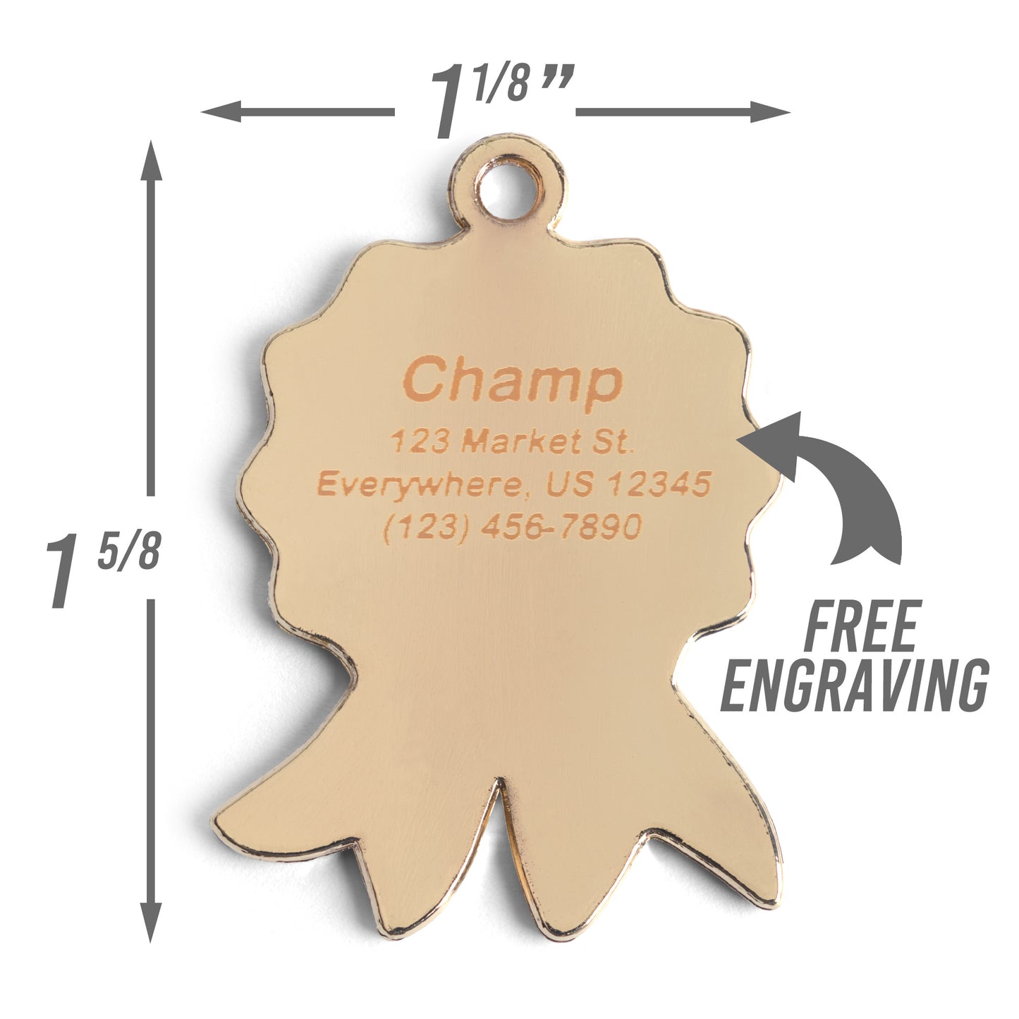 The Goodest Girl Dog Tag - Custom Enamel Pet ID Tag
