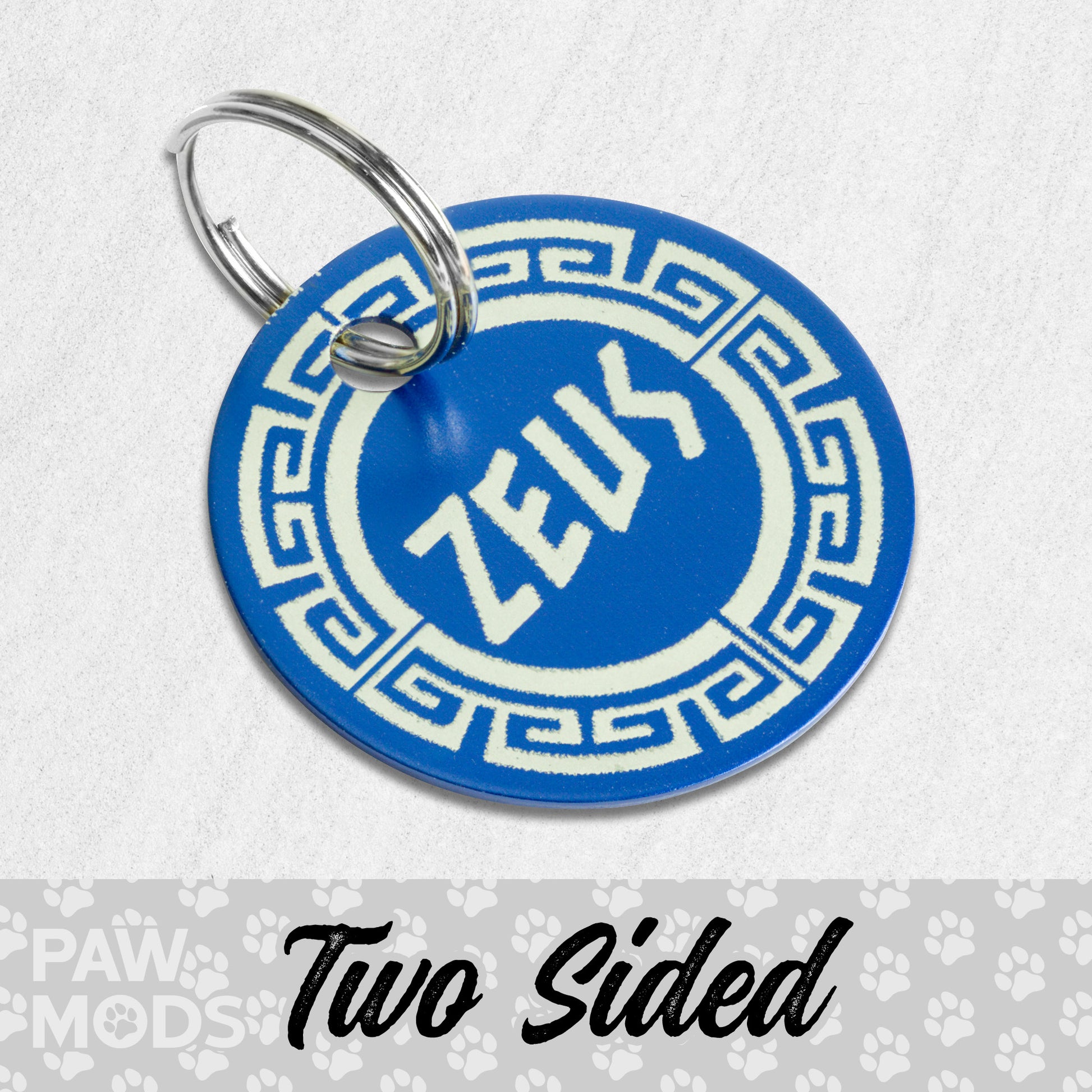 Greek Wreath Dog Tag