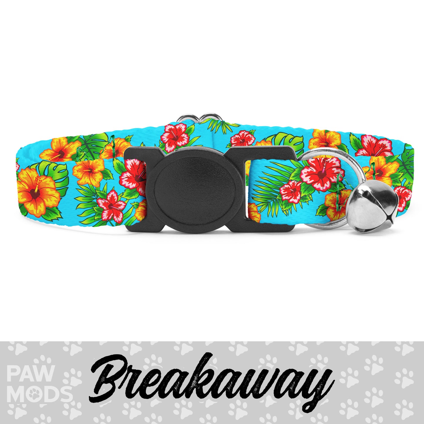 Hawaiian Floral Cat Collar